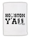 Houston Y'all - Boots - Texas Pride Micro Terry Sport Towel 11 x 18 Inch by TooLoud-Sport Towel-TooLoud-White-Davson Sales