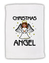 Christmas Angel Micro Terry Sport Towel 11 x 18 inches-Sport Towel-TooLoud-White-Davson Sales