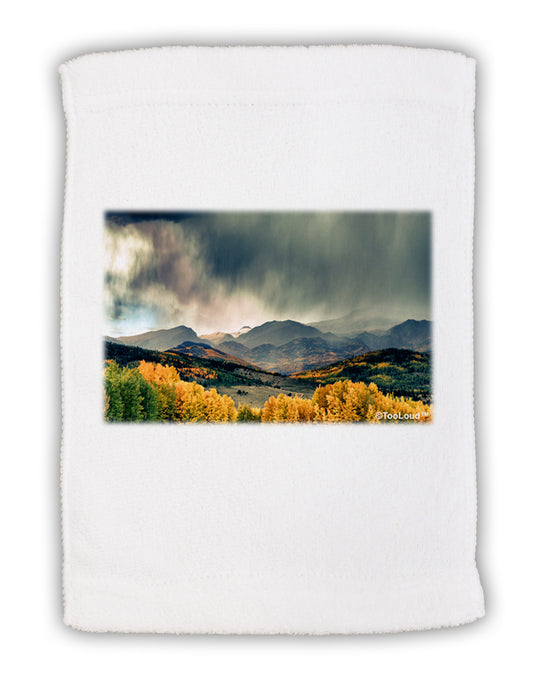 Colorado Mountain Scene Photo Micro Terry Sport Towel 11 x 18 inches-TooLoud-White-Davson Sales
