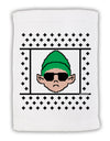 Cool Elf Christmas Sweater Micro Terry Sport Towel 11 x 18 inches-TooLoud-White-Davson Sales