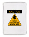 Slippery When Wet Micro Terry Sport Towel 15 X 22 inches-Sport Towel-TooLoud-White-Davson Sales