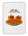 Where Bad Pumpkins Go Micro Terry Sport Towel 11 x 18 inches-TooLoud-White-Davson Sales