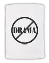 No Drama Allowed Micro Terry Sport Towel 11 x 18 inches-Sport Towel-TooLoud-White-Davson Sales