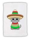 Cat with Sombrero and Poncho Micro Terry Sport Towel 11 x 18 Inch by TooLoud-Sport Towel-TooLoud-White-Davson Sales