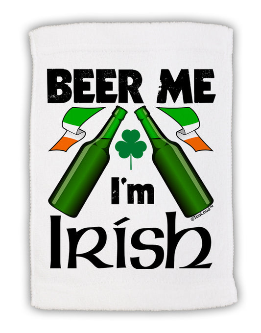 Beer Me I'm Irish Micro Terry Sport Towel 11 x 18 inches-Sport Towel-TooLoud-White-Davson Sales
