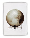 Planet Pluto Text Micro Terry Sport Towel 15 X 22 inches by TooLoud-Sport Towel-TooLoud-White-Davson Sales