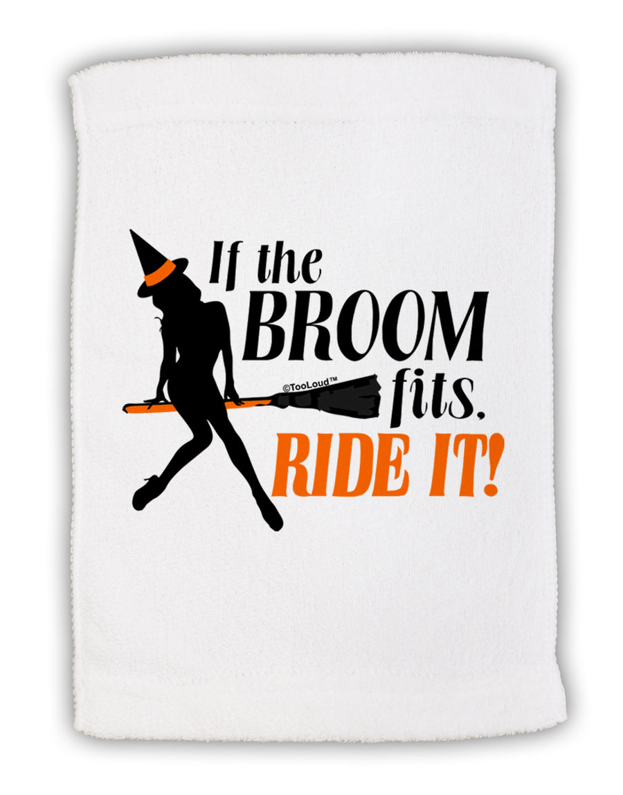 Ride It Orange Micro Terry Sport Towel 11 x 18 inches-TooLoud-White-Davson Sales