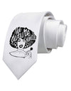 TooLoud The Future Is Female Printed White Neck Tie-Necktie-TooLoud-White-One-Size-Fits-Most-Davson Sales