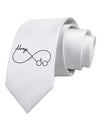 Always Infinity Symbol Printed White Necktie-Necktie-TooLoud-White-One-Size-Davson Sales