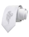 Single Left Angel Wing Design - Couples Printed White Necktie-Necktie-TooLoud-White-One-Size-Davson Sales