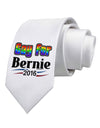 Gay for Bernie Printed White Necktie