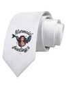 TooLoud Mermaid Feelings Printed White Neck Tie-Necktie-TooLoud-White-One-Size-Fits-Most-Davson Sales
