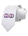 Double Ininifty Galaxy Printed White Necktie-Necktie-TooLoud-White-One-Size-Davson Sales