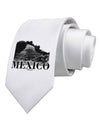 Mexico - Temple No 2 Printed White Necktie