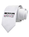 Mexican Queen - Cinco de Mayo Printed White Necktie