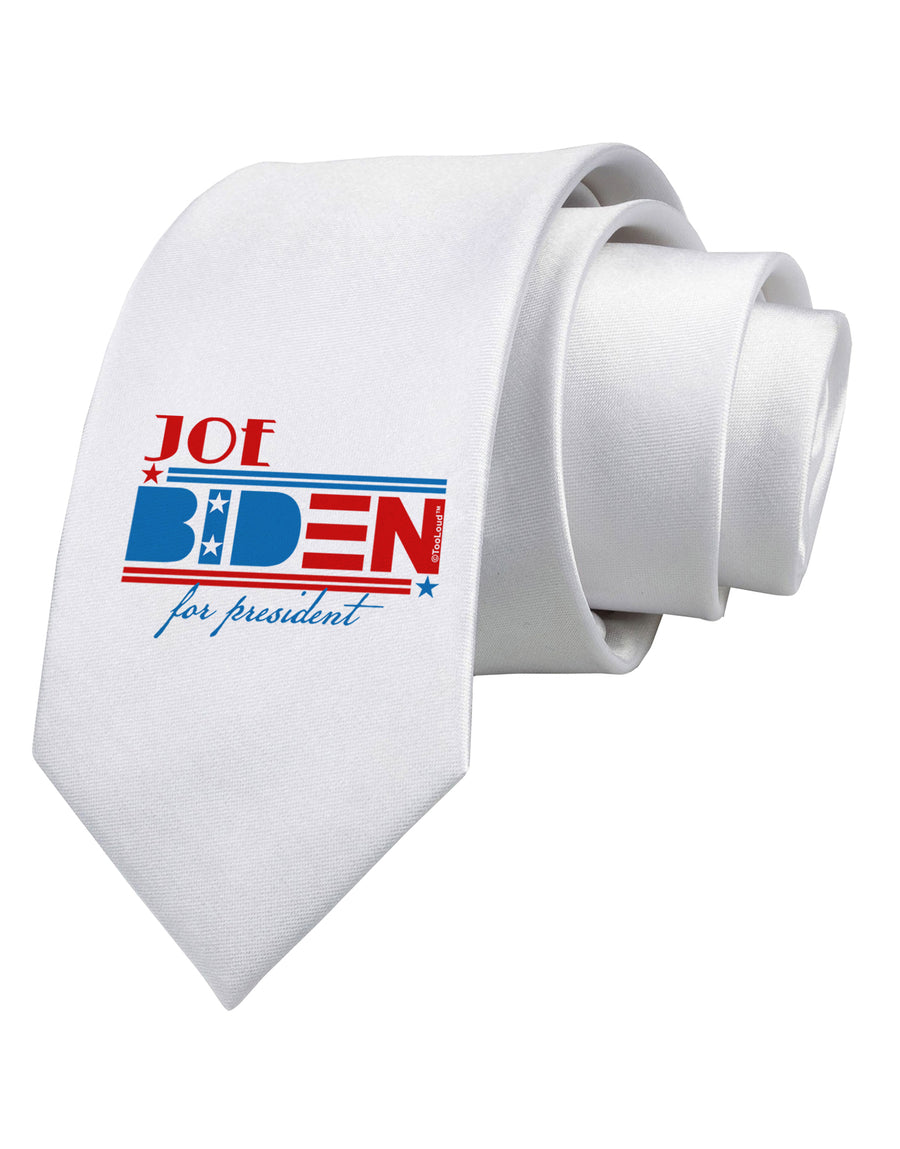 Joe Biden for President Printed White Neck Tie Tooloud