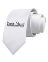 Data Nerd Printed White Necktie by TooLoud-Necktie-TooLoud-White-One-Size-Davson Sales