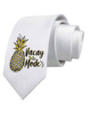 Vacay Mode Pinapple Printed White Neck Tie-Necktie-TooLoud-White-One-Size-Fits-Most-Davson Sales