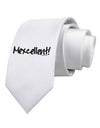 Mexico Text - Cinco De Mayo Printed White Necktie-Necktie-TooLoud-White-One-Size-Davson Sales