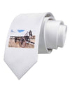 Antique Vehicle Printed White Necktie-Necktie-TooLoud-White-One-Size-Davson Sales