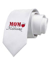Mom Medicine Printed White Necktie