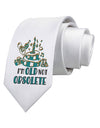 Im Old Not Obsolete Printed White Neck Tie-Necktie-TooLoud-White-One-Size-Fits-Most-Davson Sales