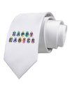 Easter Eggs Happy Easter Printed White Necktie-Necktie-TooLoud-White-One-Size-Davson Sales