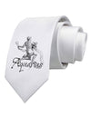 Aquarius Illustration Printed White Necktie-Necktie-TooLoud-White-One-Size-Davson Sales