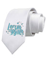 TooLoud Lorem Ipsum Printed White Neck Tie-Necktie-TooLoud-White-One-Size-Fits-Most-Davson Sales