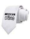 Mexican King - Cinco de Mayo Printed White Necktie