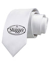 Lucille Slugger Logo Printed White Necktie by TooLoud-Necktie-TooLoud-White-One-Size-Davson Sales