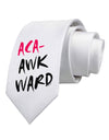 Aca-Awkward Printed White Necktie