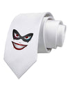 Lil Monster Mask Printed White Necktie-Necktie-TooLoud-White-One-Size-Davson Sales