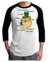 St Patricks Day Leprechaun Doge Adult Raglan Shirt-Raglan Shirt-TooLoud-White-Black-X-Small-Davson Sales