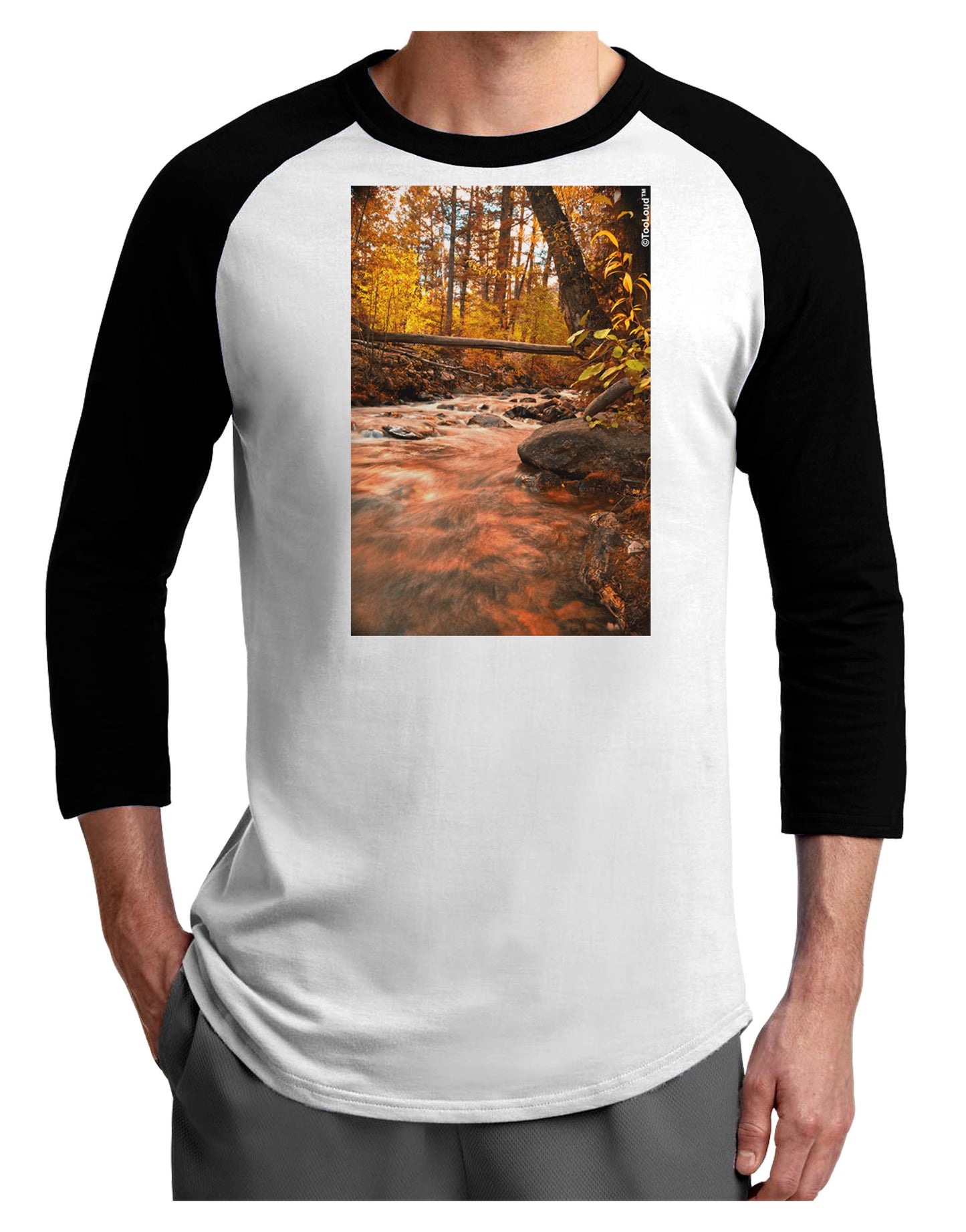 Mt Shavano Colorado Adult Raglan Shirt-TooLoud-White-Black-X-Small-Davson Sales