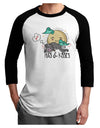 TooLoud Pugs and Kisses Adult Raglan Shirt-Mens-Tshirts-TooLoud-White-Black-X-Small-Davson Sales