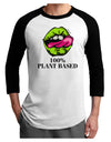 Plant Based Adult Raglan Shirt-Mens T-Shirt-TooLoud-White-Black-X-Small-Davson Sales