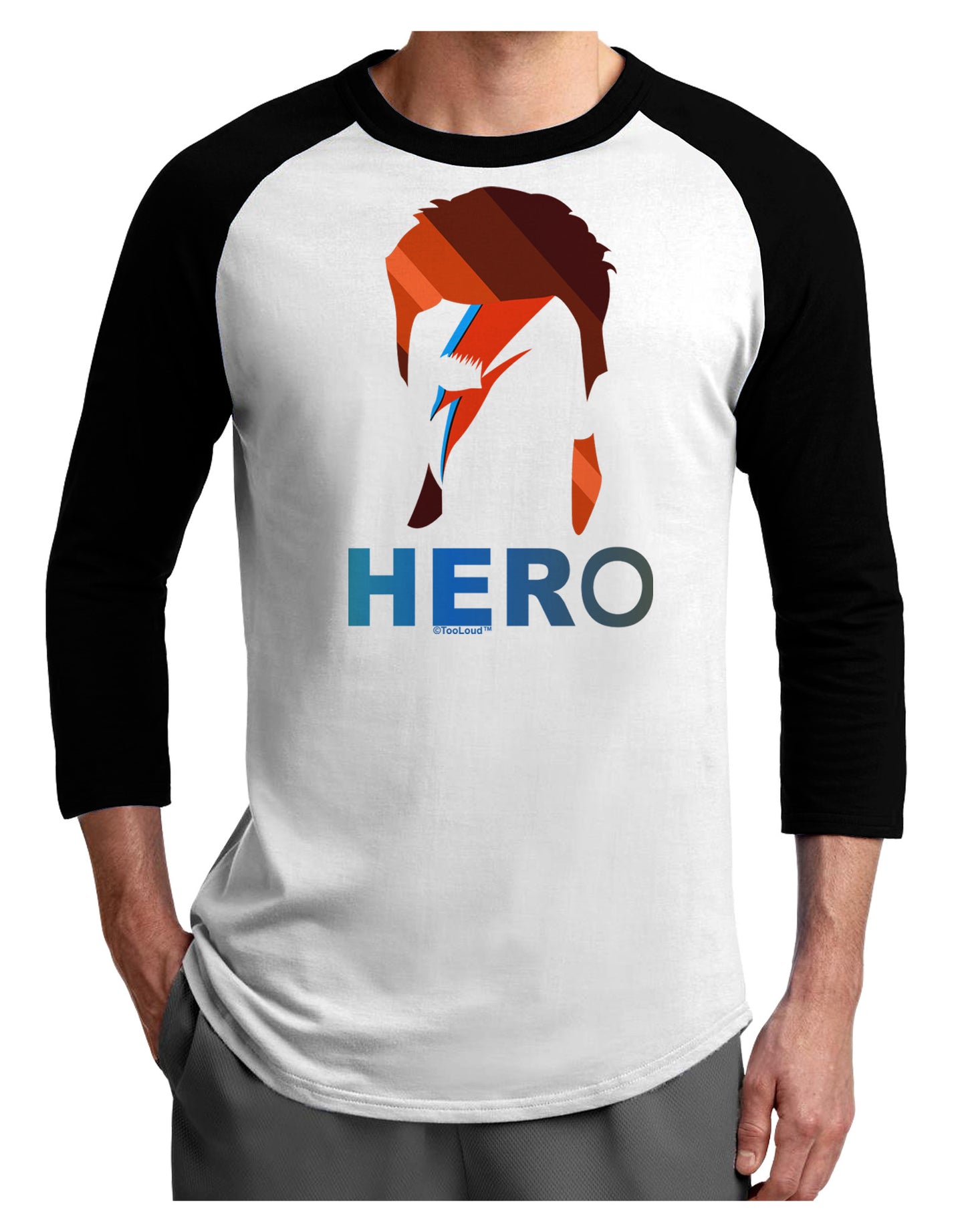 Hero of the Weirdos Adult Raglan Shirt by-Raglan Shirt-TooLoud-White-Black-X-Small-Davson Sales