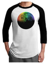 Rainbow Moon Adult Raglan Shirt-Raglan Shirt-TooLoud-White-Black-X-Small-Davson Sales