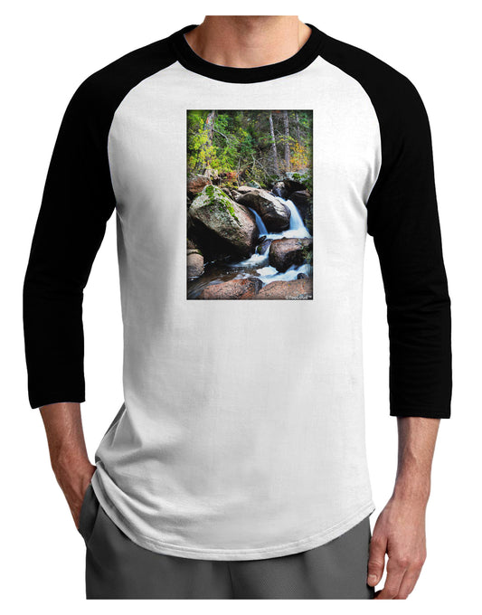 Rockies River Adult Raglan Shirt-Raglan Shirt-TooLoud-White-Black-X-Small-Davson Sales