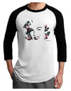 Marilyn Monroe Galaxy Design and Quote Adult Raglan Shirt by TooLoud-TooLoud-White-Black-X-Small-Davson Sales