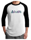 Always Magic Symbol Adult Raglan Shirt by TooLoud-TooLoud-White-Black-X-Small-Davson Sales