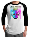 Bernie - A SANDstorm is Coming Adult Raglan Shirt-TooLoud-White-Black-X-Small-Davson Sales