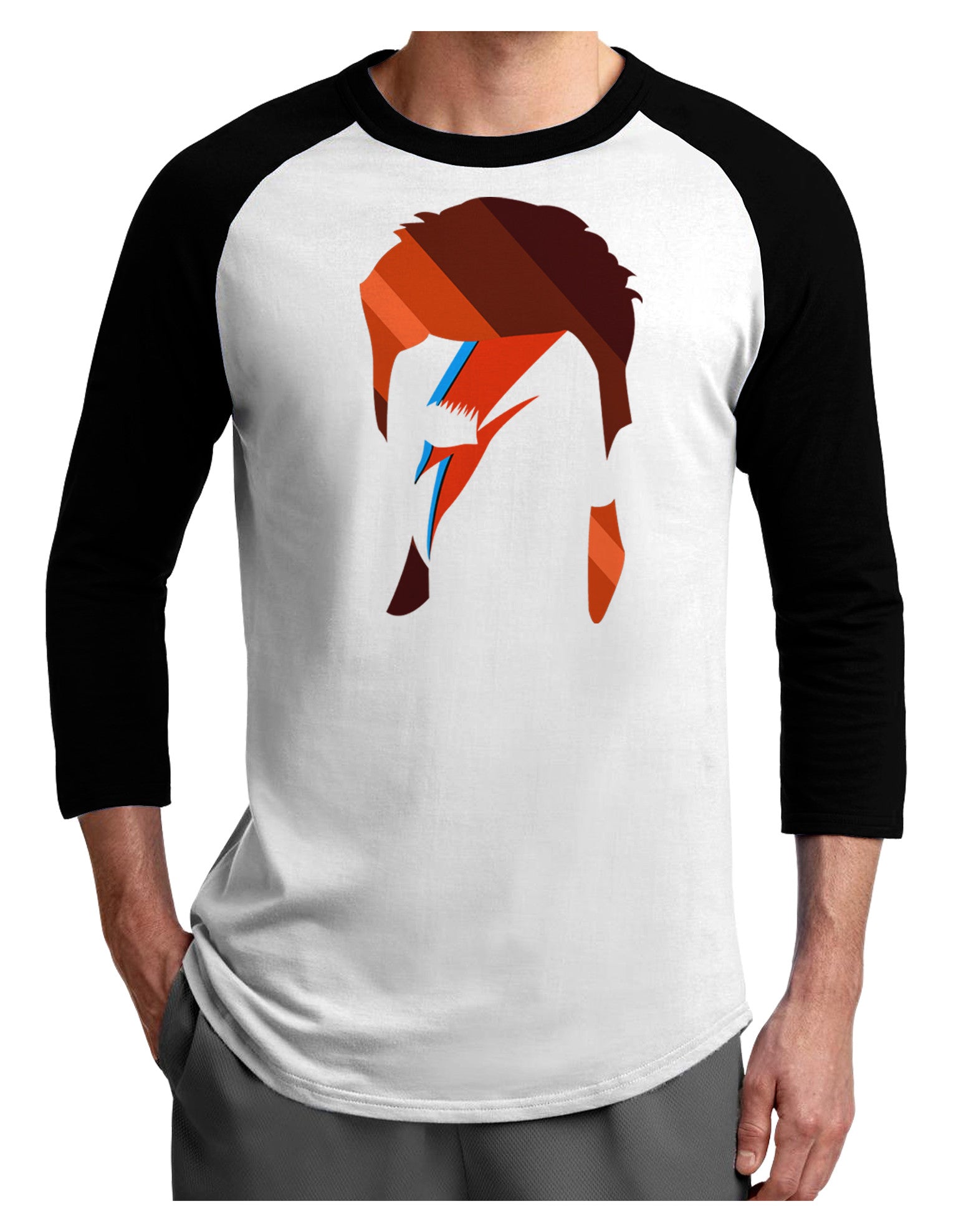 Star Man Adult Raglan Shirt by-Raglan Shirt-TooLoud-White-Black-X-Small-Davson Sales