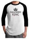 Halloween King Adult Raglan Shirt by TooLoud-TooLoud-White-Black-X-Small-Davson Sales