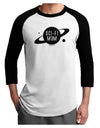 Sci-Fi Mom - Mother's Day Design Adult Raglan Shirt-TooLoud-White-Black-X-Small-Davson Sales