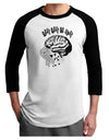 TooLoud Gray Gray Go Away Adult Raglan Shirt-Mens-Tshirts-TooLoud-White-Black-X-Small-Davson Sales