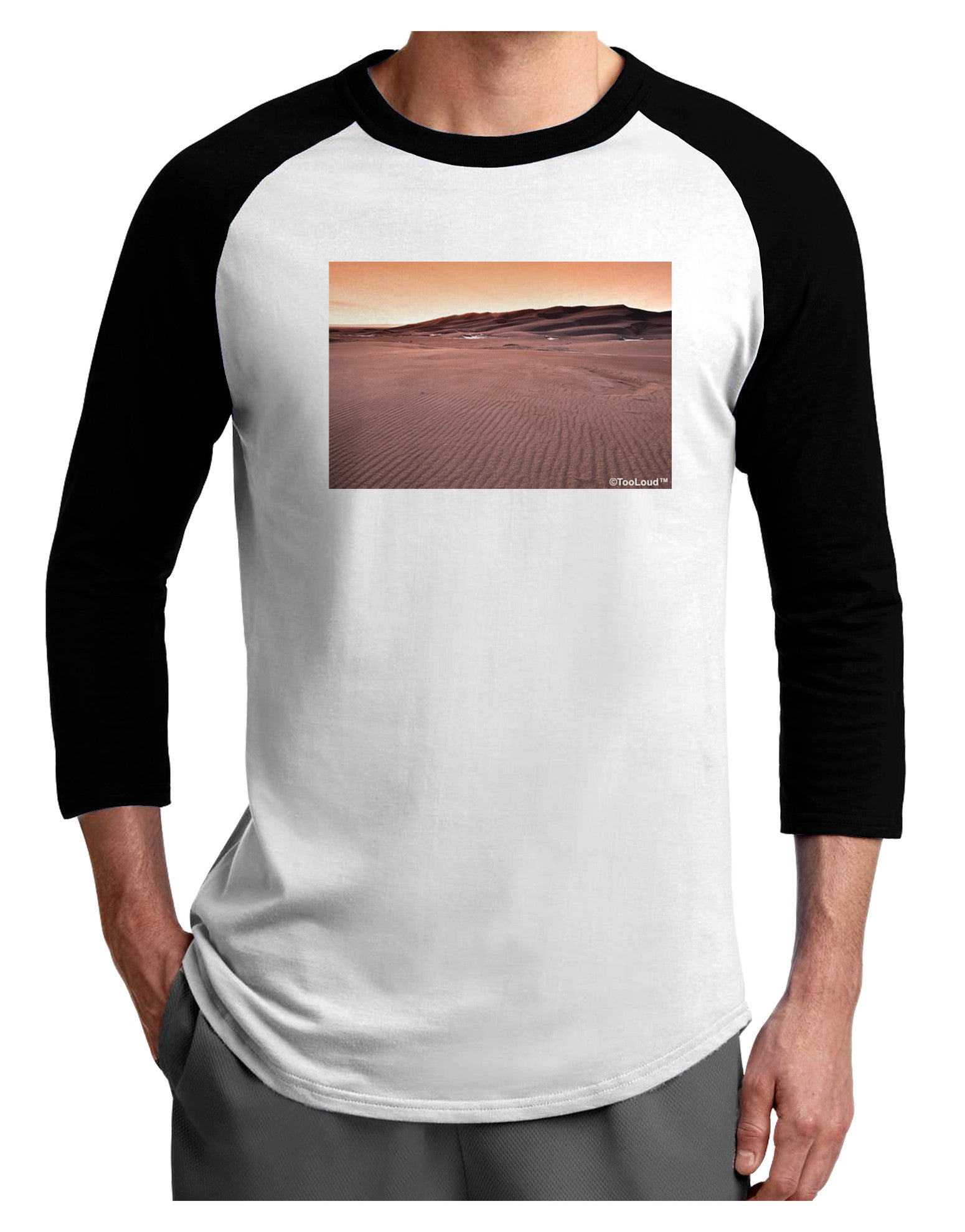 Victor Mines Adult Raglan Shirt-Raglan Shirt-TooLoud-White-Black-X-Small-Davson Sales