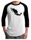 Mexico - Casa - Cinco De Mayo Adult Raglan Shirt-TooLoud-White-Black-X-Small-Davson Sales