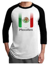 iMexcellent Icon - Cinco de Mayo Adult Raglan Shirt-TooLoud-White-Black-X-Small-Davson Sales